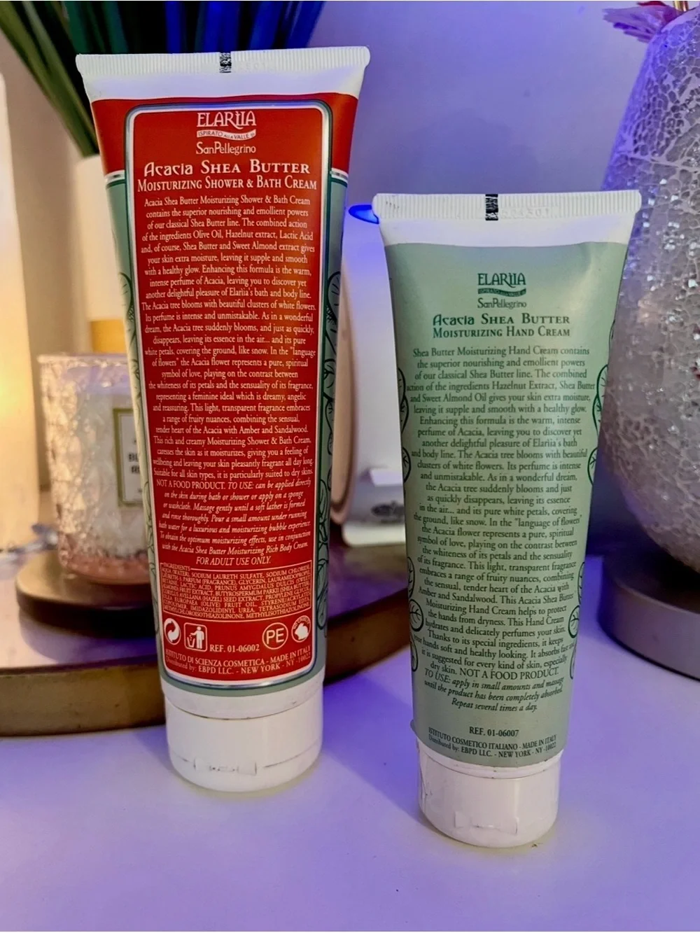 Elartia Burro di Karite Acacia Shea Butter Shower & Hand Cream